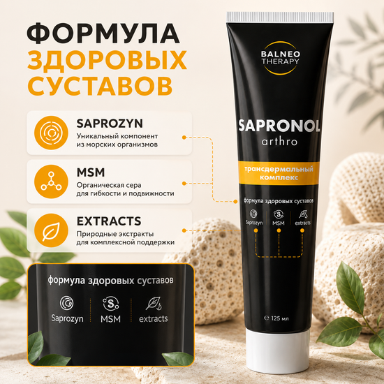 Трансдермальный комплекс Сапронол Артро (Sapronol Arthro)