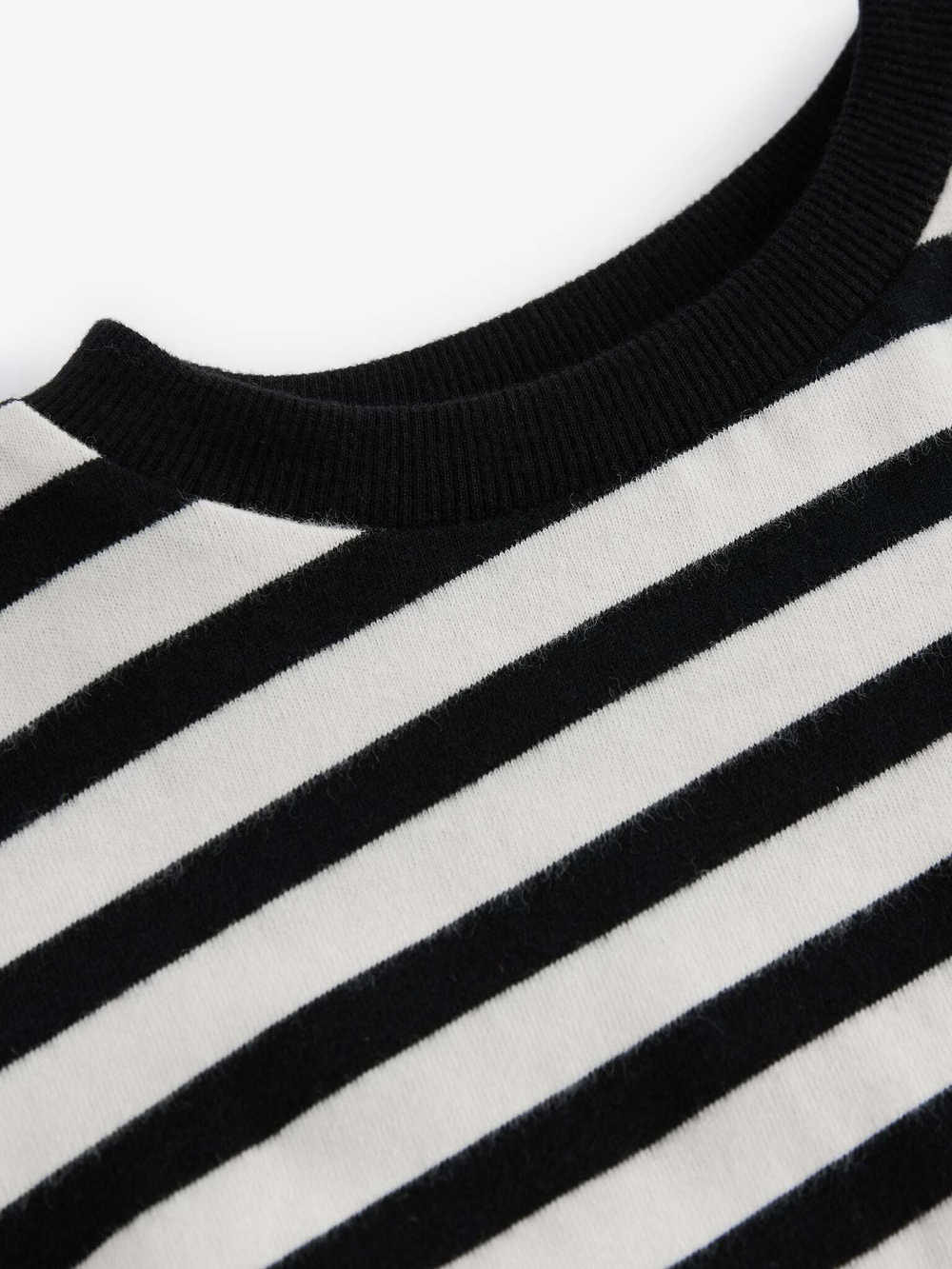 Толстовка укороченная для девочки Next N90-183, Черный, Белый