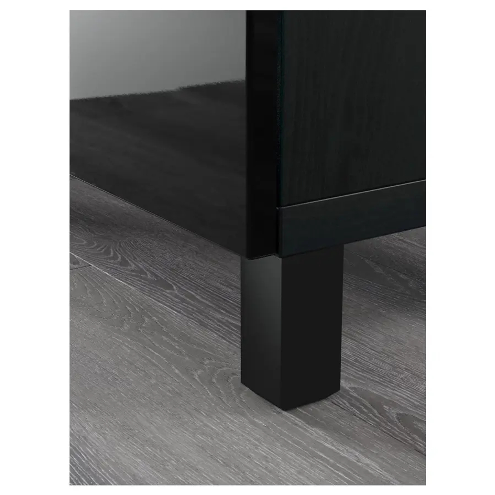 Комбинация для хранения - IKEA BESTÅ/BESTA/ БЕСТА/БЕСТО ИКЕА, 180x42x112 см, черный