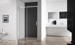 Душевая дверь BelBagno Acqua 100 ACQUA-BF-1-100-C-Cr профиль Хром стекло прозрачное