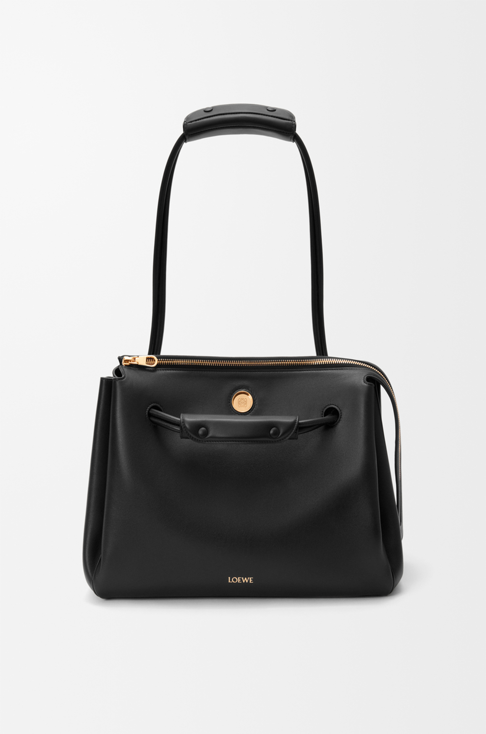 Loewe Сумка Madrid среднего размера из мягкой телячьей кожи, черный