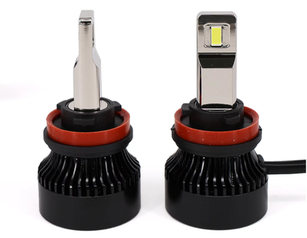 Светодиодные лампы H8/H9/H11/H16 Sariti K5 с обманкой, с вентилятором, 5500K, 12V, 50W (комплект, 2шт)