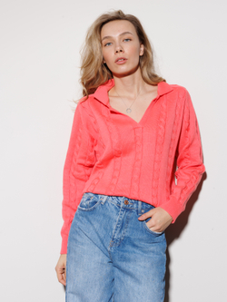 Джемпер-поло «Косы»