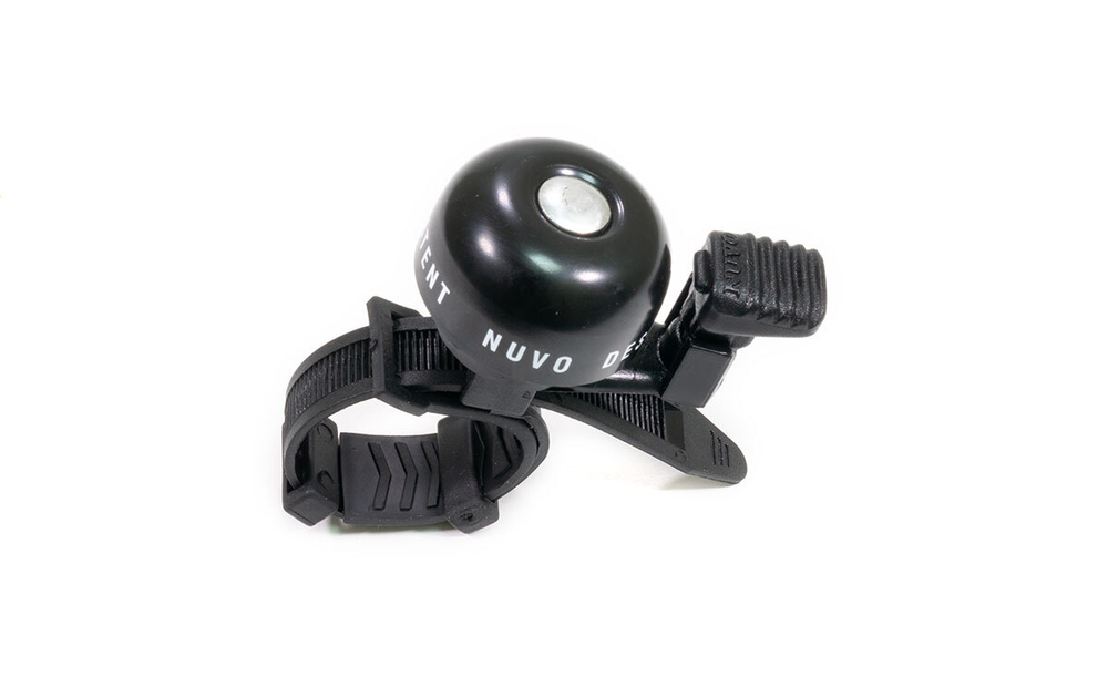 Звонок NUVO механический ударный, 32мм, алюминий/пластик, черный