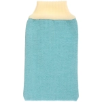 Мочалка - варежка массажная «Premium - RIKOTTO», цвет небесный, 24,5*15,5см (ZIPпакет)