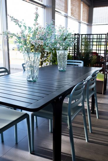 Стул Costa Bistrot пластиковый  голубой Nardi Италия