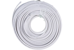Коаксиальный кабель PROCONNECT LIGHT RG-6U, 75 Ом, CCS/Al/Al, 32%, бухта 100 м, белый 01-2251