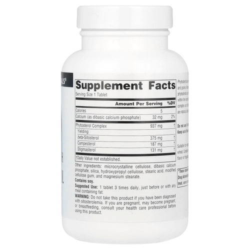 Source Naturals, бета-ситостерол, Mega Strength, 60 таблеток