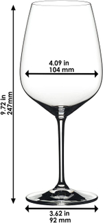 Бокалы для вина Heart to Heart Cabernet/Merlot 800 мл Riedel - набор из 4-х бокалов