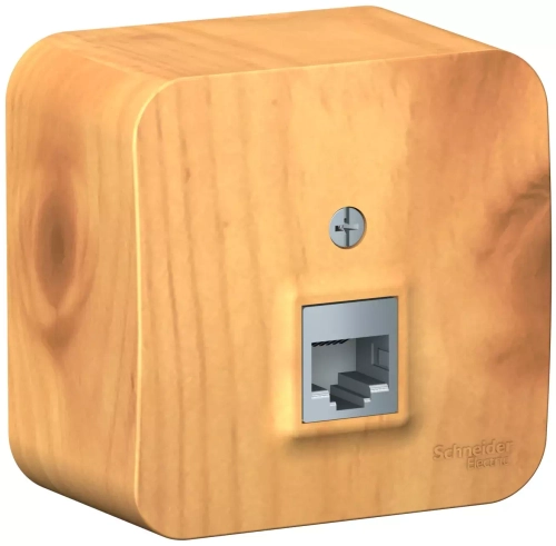 РОЗЕТКА С/У телефон. RJ11, ясень BLNIS011005