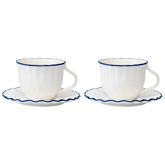 Набор чайных пар Santorini, 220 мл, 2 шт.