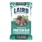 Laird Superfood, Протеиновый батончик + адаптогены, шоколадно-мята, 10 батончиков по 45 г (1,6 унции)