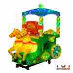 Качалка детская для игровой комнаты «Танец лошадок» 1,1×0,75×1,1 м