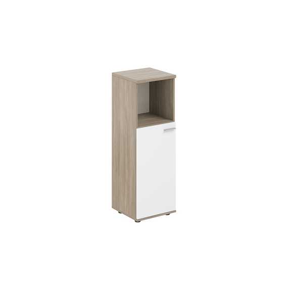 Шкаф средний Сигма   с нишей 400х400х1200, 1 дв., з.ст HDF, левый