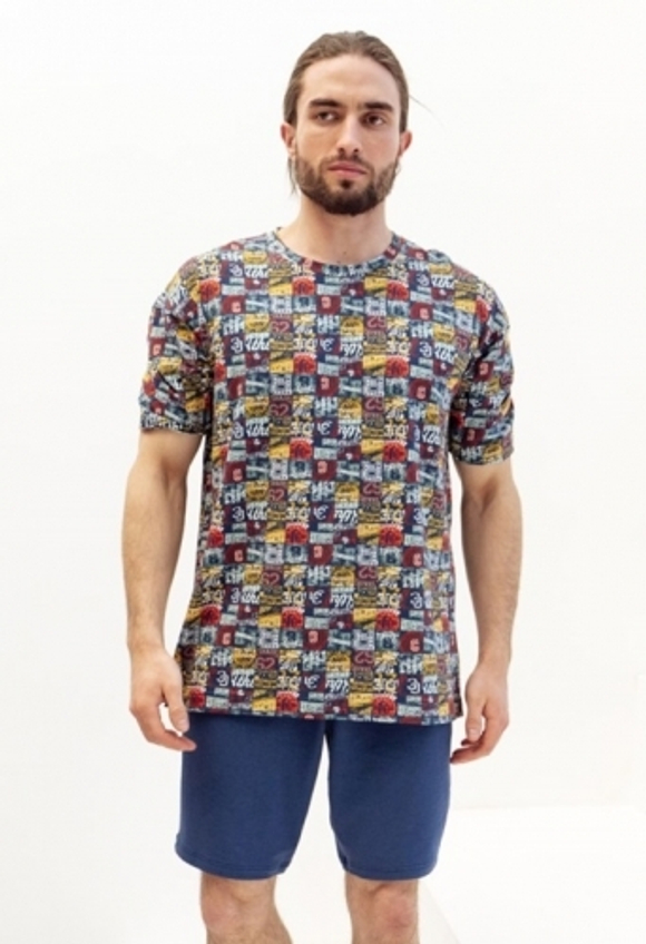 Пижамные шорты мужские 45056 2H-719 Melado