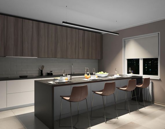 Подвесной светодиодный светильник Denkirs DK9203-BK