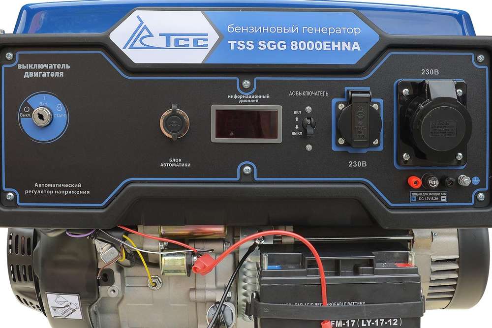 Бензогенератор TSS SGG 8000EHNA в кожухе МК