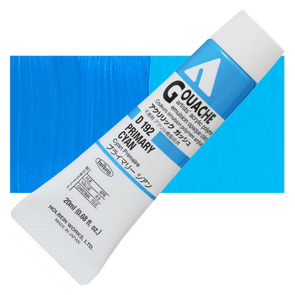 Holbein Acrylic Gouache 20 мл. 192 [А] Primary Cyan