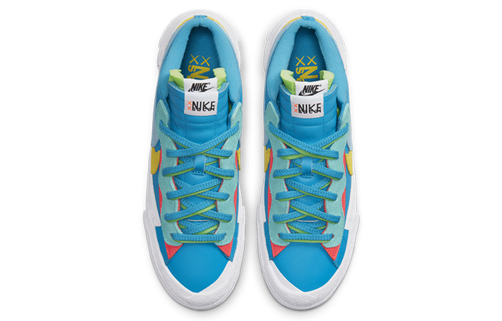 Кроссовки Sacai X Kaws X Nike Blazer Low "Neptune Blue"