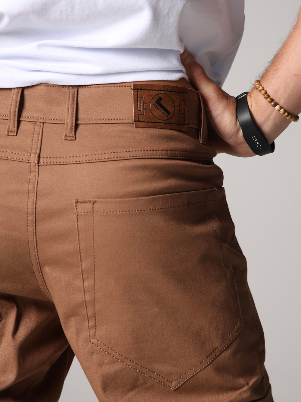Брюки карго мужские кэмел горчичные коричневые Город Горький