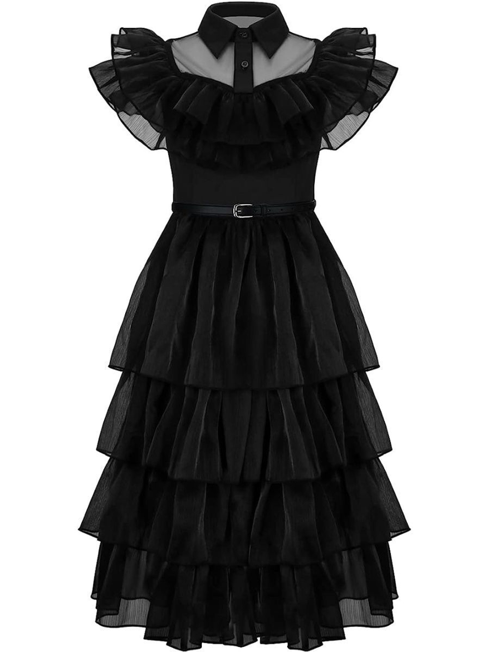 Платье Wednesday Addams Уэнсдэй Адамс на Хэллоуин y2k