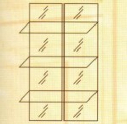 №140, 141. Зеркальные полки