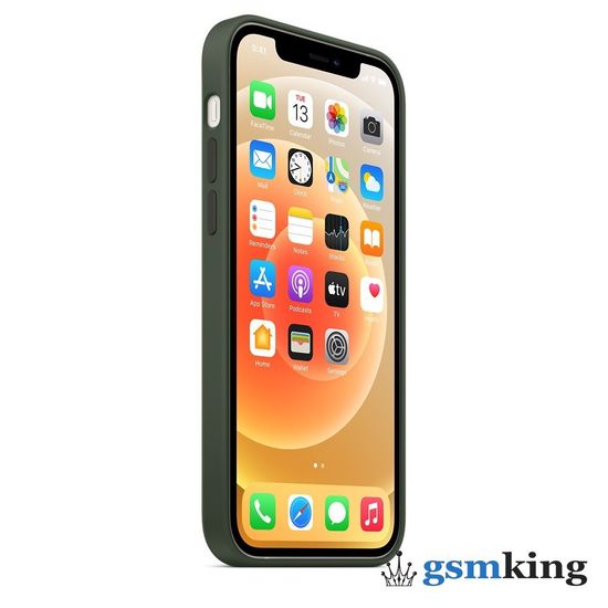 Leather Case with MagSafe iPhone 12 Pro Max Baltic Blue «Балтийский синий»