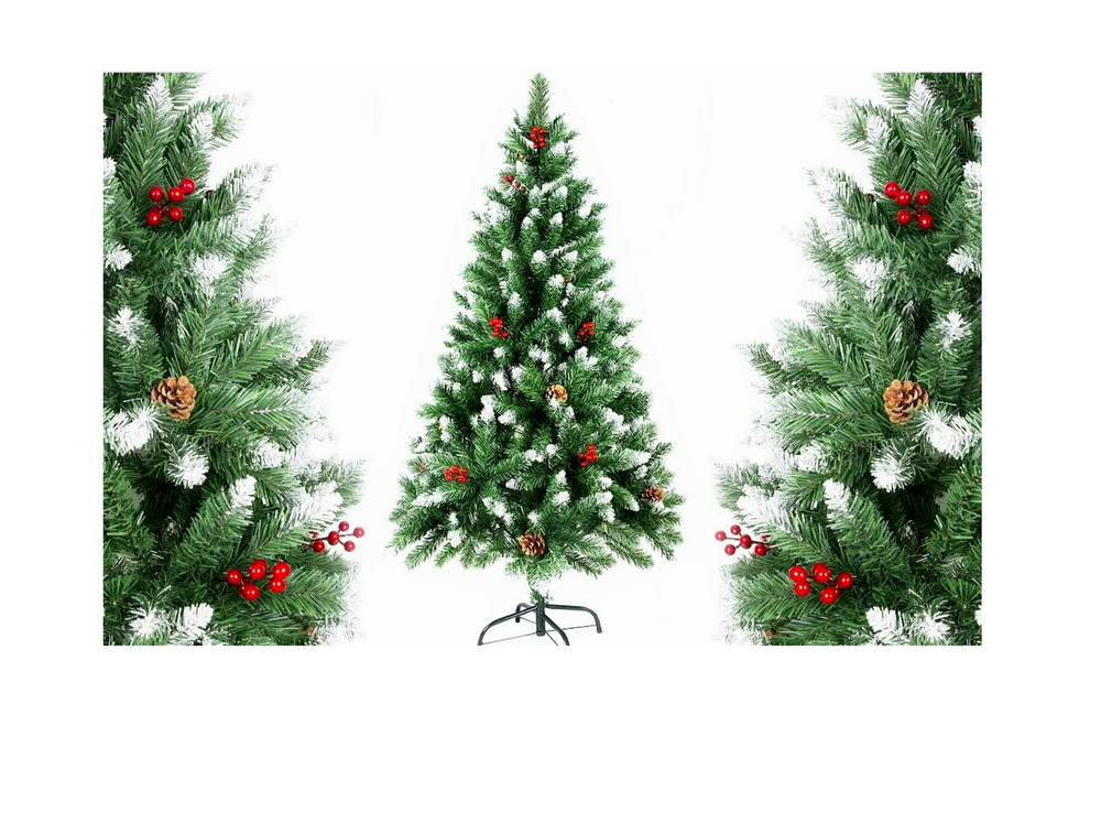 Ёлка искусственная с шишкамии и ягодами (1,8м) Universal