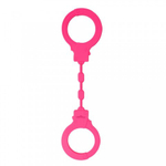 Наручники силиконовые розовые Be Mine, One Size