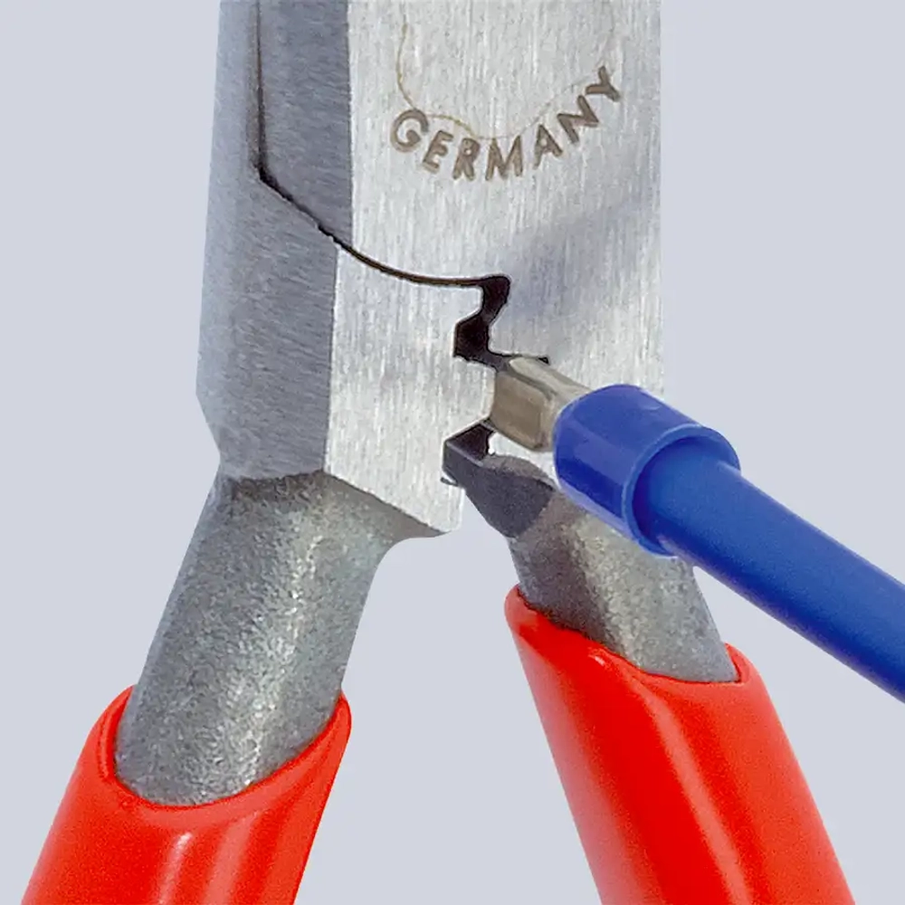 Плоскогубцы для монтажа проводов черненые 160 мм Knipex 13 02 160