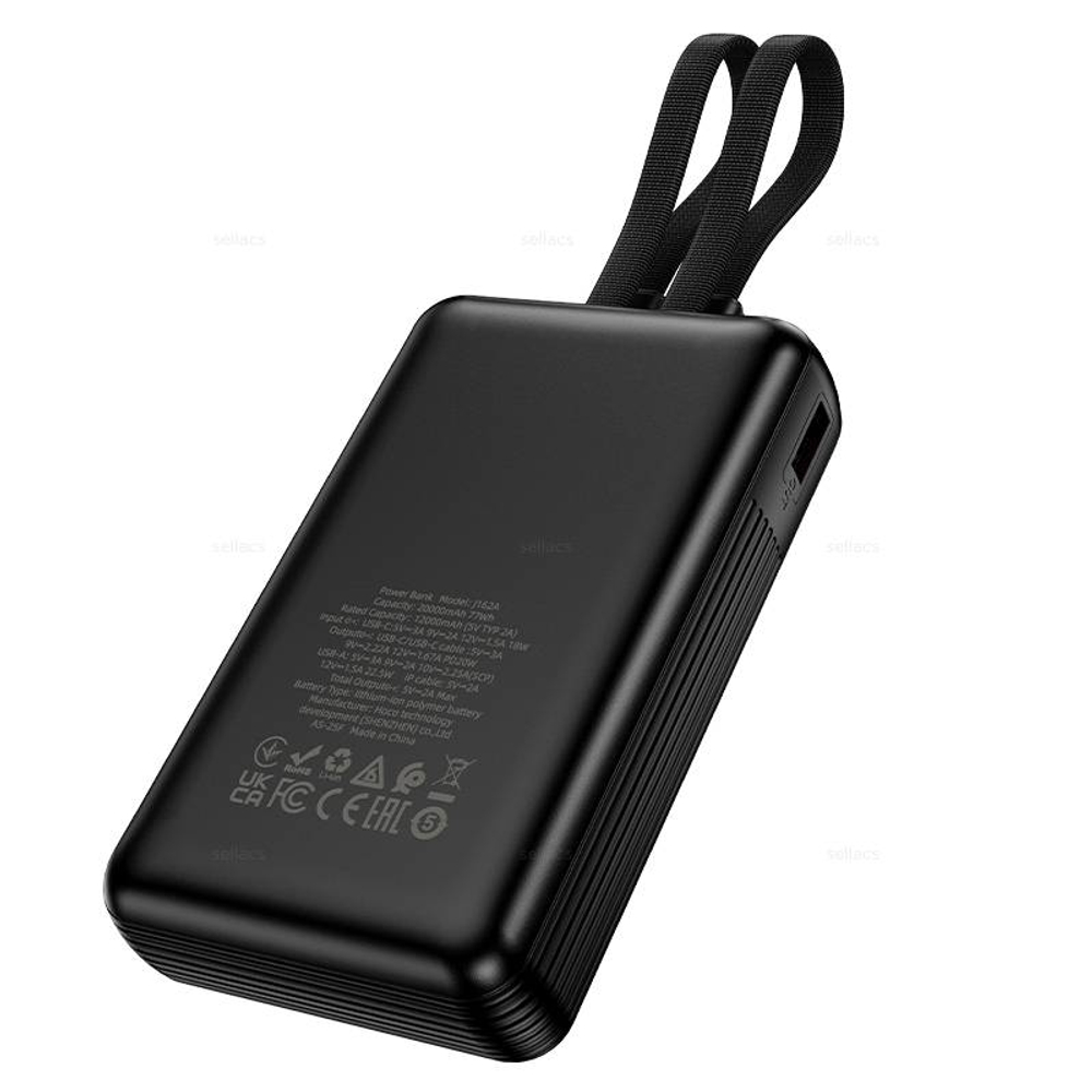 Портативный аккумулятор Hoco J162A 20000mAh 22.5W+PD20W (black)