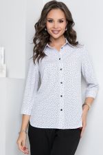 Рубашка Жаклин офис (горошки) Diolche