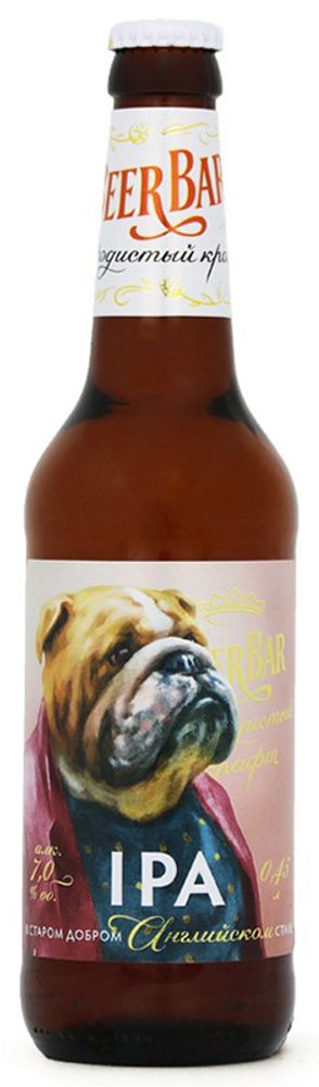 Пиво Букет Чувашии Бир Бар Породистый Крафт ИПА / Beer Bar IPA 0.45 - стекло