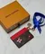 Держатель для карт Louis Vuitton Charms, красный