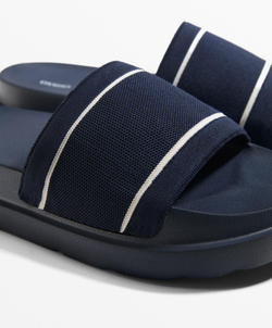 Oysho Пляжные шлепанцы, темно-синий