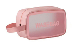 Косметичка водонепроницаемая Washbag сумка с ручкой органайзер косметичка для бассейна душа роддома, розовая 26*10*15см