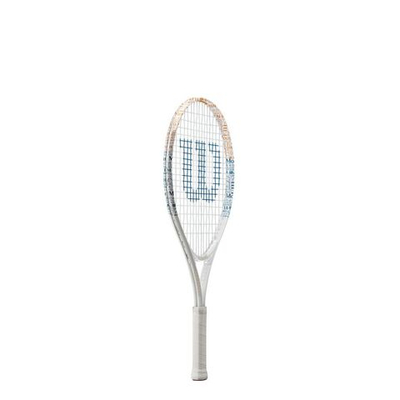 Детская теннисная ракетка Wilson Roland Garros Elite 21 - white/blue/clay red