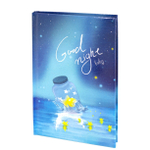 Блокнот в футляре, 14,5 см * 20,5 см, 7БЦ, Alingar, ламинация, замочек, линия, 45 л., "Звезда в банке"