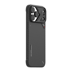 Арамидный чехол MagSafe Aulumu A17 Aramid Fiber Case для iPhone 17 Pro Ультратонкий чехол в футуристическом стиле из арамидного волокна плотностью 1500 ден с защитой камеры и теплорассеиванием в области процессора устройства