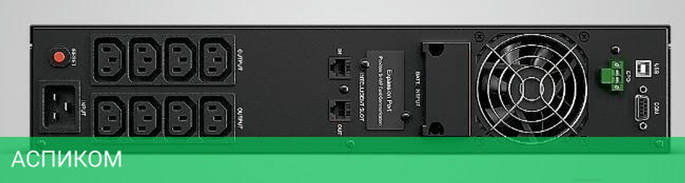 Источник бесперебойного питания Cyberpower 2000VA/1800W черный (OLS2000ERT2U)