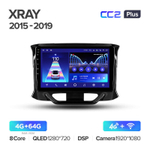 Teyes CC2 Plus 9" для LADA Xray 2015-2019