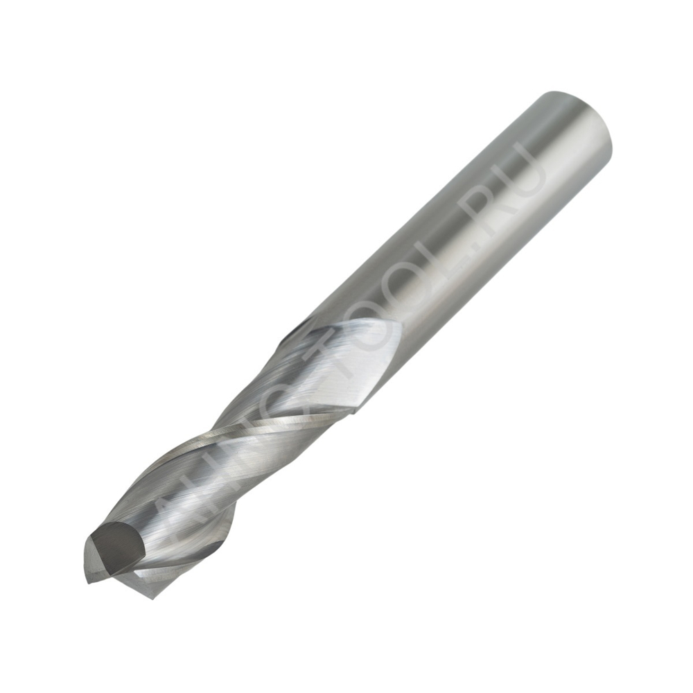 Фреза твердосплавная  20мм (L=100, l=45, хв=20) Z2 45° по алюминию и цвет.металлам BRAL-2E-D20.0 AHN