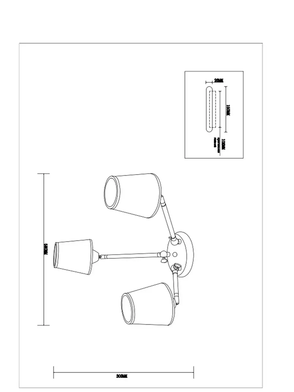 Люстра потолочная E14*3*40W