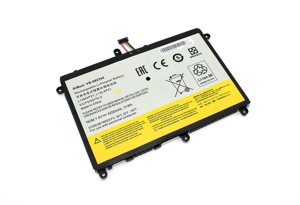 Аккумуляторная батарея для ноутбука Lenovo Yoga 2 11 (L13M4P21) 7.4V 4250mAh OEM