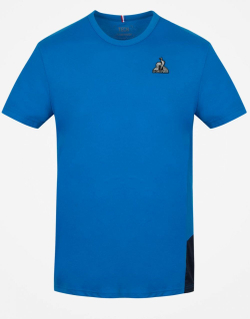 Мужская теннисная футболка Le Coq Sportif Tech Tee SS No.1 M - небесный
