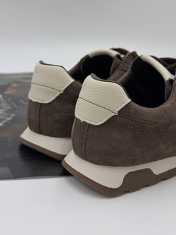 Кроссовки женские натуральная кожа арт. 295-3 цвет "светло-коричневый"