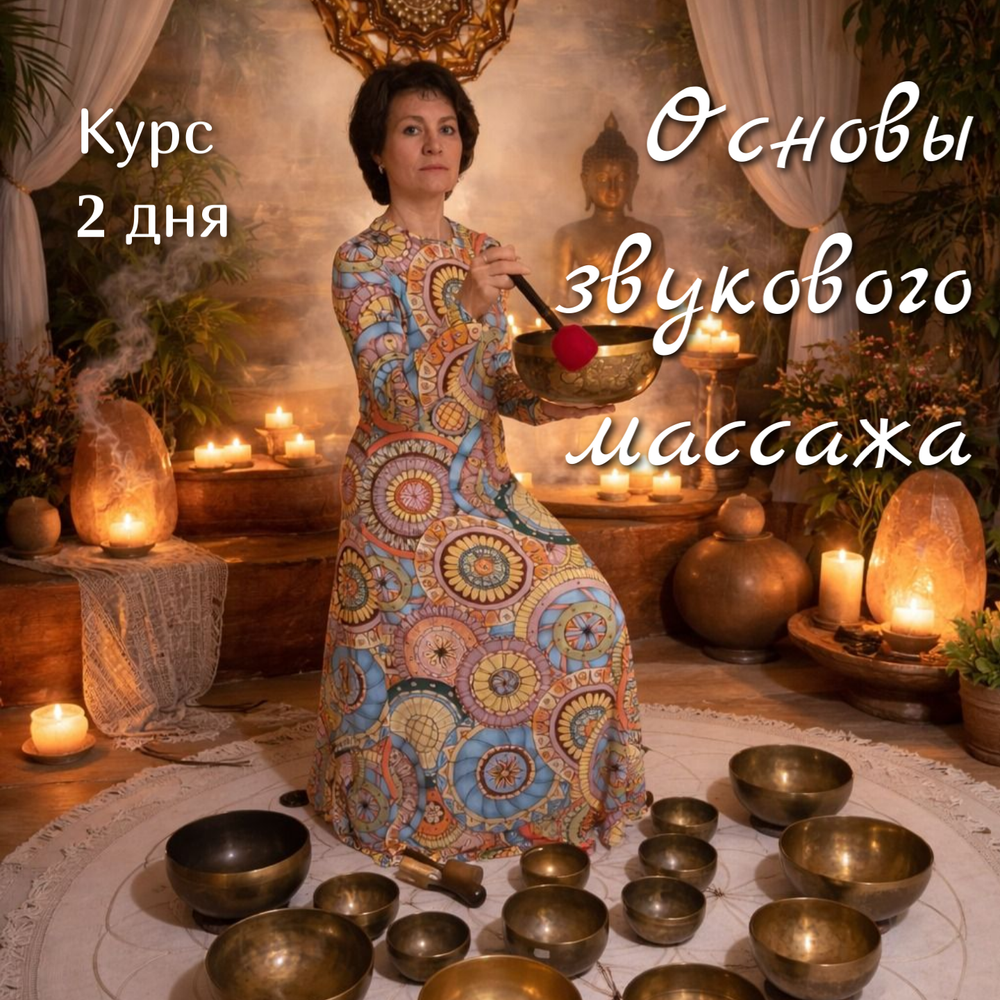 Курс - основы звукового массажа тибетскими чашами