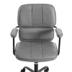 Кресло ALPHA иск. замша, Grey (Cерый) , 60 х 60 х 100 см