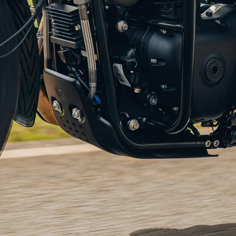 Алюминиевая защита картера Royal Enfield, черная 1990555