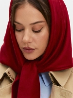 Косынка плотная замшевая